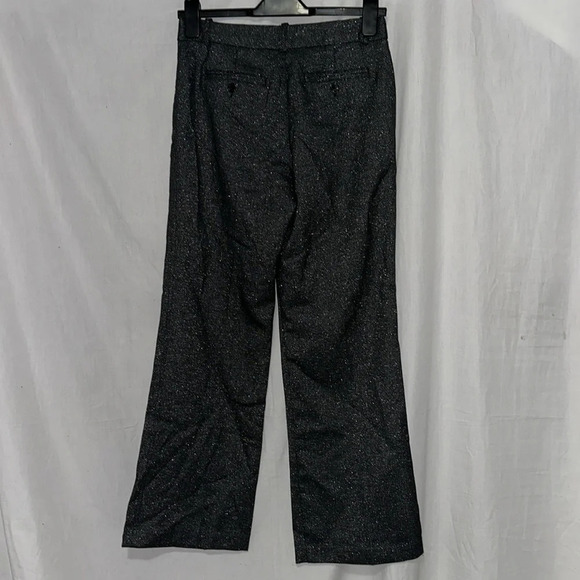 sparkly silver & black tweed modern fit Worthington dress pants size 4P - Picture 2 of 3